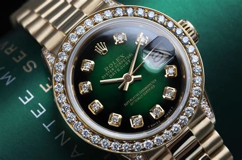 old gold green face rolex 1970s|Rolex green face price.